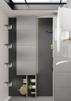 Lampa sufitowa szaro-drewniana 1xGU10 6,8x10cm Tuba 2284262