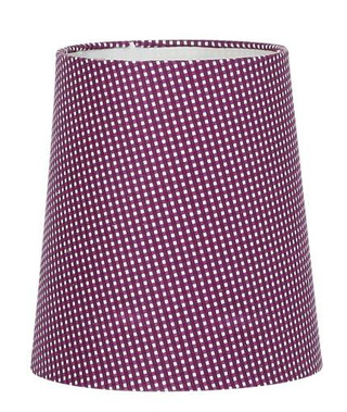 Abażur do lampki fioletowy w kropki E14 Parilla 77-20109