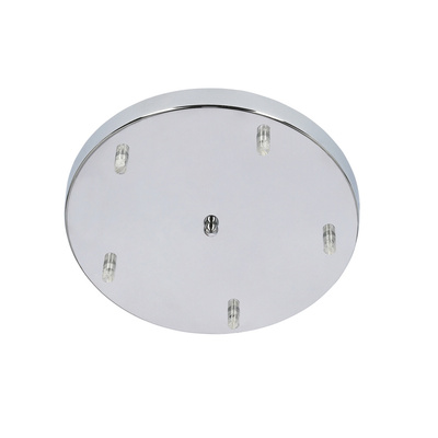 Plafonnier suspendu plaque chromée 5x60W Marina Candellux 35-60198
