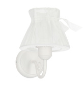 Applique abat-jour en organza blanc 1xE27 Zefir Candellux 21-73785