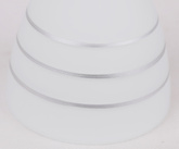 Applique murale chrome avec abat-jour cristal blanc Simpli Candellux 21-64288