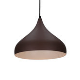 HANGING LAMP VIBORG 320mm LEDEA 50101270 E27 40W METAL BROWN