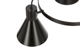 Lampa wisząca More czarno-złota metalowa do salonu 7xE14