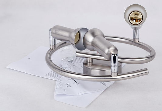 Spiraldeckenleuchte 3X40W E14 satiniertes Nickel ARC 98-63304