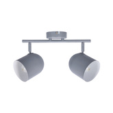 Lampa ścienna listwa 2X40W E27 szary mat AZURO 92-63212