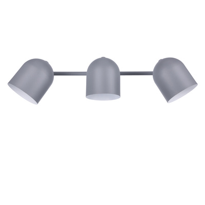 Wandleuchte Candellux Azuro 93-63229 Streifen E27 grau matt