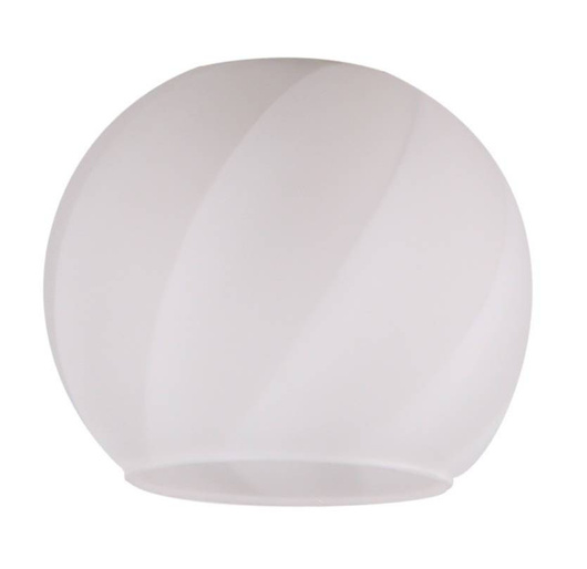 Abajur rotund alb din sticla E27 pentru lămpile Alyson Candellux 71-73860