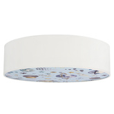 KIDDY lampa sufitowa 38 cm biały 2x40W E27 abażur biały
