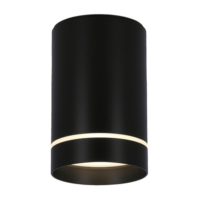Ceiling lamp black 15W GU10 Tube 2282787