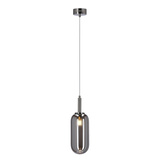 Fiuggi Ledea 50133214 Suspension LED en verre argenté 6W