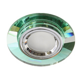 SS-10 2230422 chrom/grüne feste Deckenleuchte
