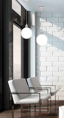 Hanging lamp white ball shade 15cm Oden 31-03287