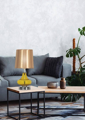 Lampe de table ambre 35cm Alladina 41-10933