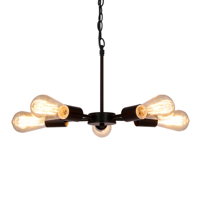 Suspensie Sparta neagra 5X60W E27 35-09388