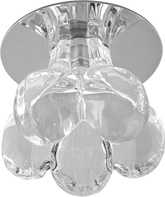 Plafonnier Candellux G4 fixe cristal fleur décorative 20 W 