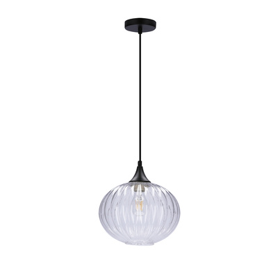 Lampe suspendue noir/clair 240mm Exeter Ledea 50101276