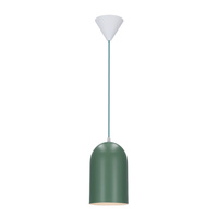 Hanging lamp oval green 1xE27 Oss Ledea 50101187