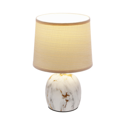 Adelina table lamp marble + gold beige lampshade 41-24374