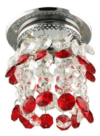 Plafonnier décoratif chrome/rouge SK-68 2245600