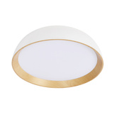 CALABRIA CEILING LAMP WHITE PLAFON WOODEN LAMPSHADE WHITE 14-24138