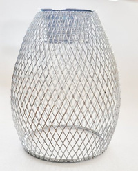 Abat-jour corbeille métallique interne E14 pour lampes Dixi 71-43849