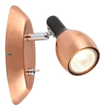 Wall lamp 1xGU10 copper CROSS 91-32768