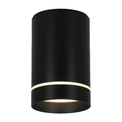 Deckenleuchte schwarz 15W GU10 Tube 2282787