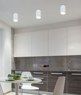 Plafoniera alb hexagonal 25W GU10 Tub Candellux 2282855