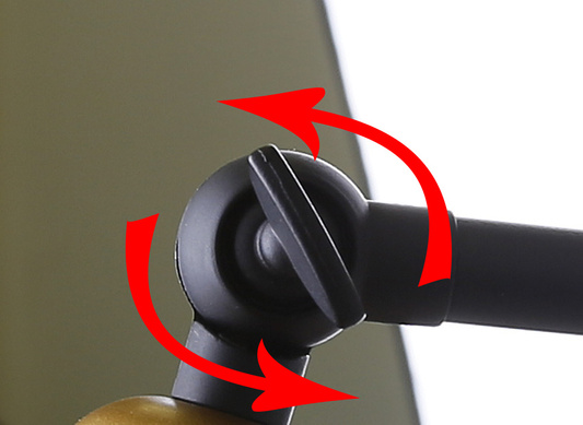 Fundo lamp sconce black+gold 1X40 E27 black shade 21-05908