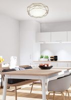 LED ceiling lamp 24W 43cm 3000K gold SVEN 98-66312