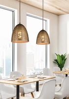 Plafonnier suspendu candellux sphinx 31-43306 cône e27 patine ajourée