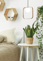 Hängelampe gold quadratisch Tula Ledea 50101073