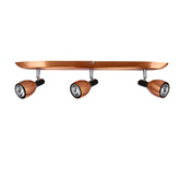 Wall lamp strip 3X50W GU10 copper CROSS 93-32782