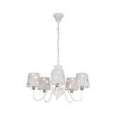 Suspension lustre blanc 5xE14 Batley Ledea 50205110