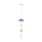 MOON SC HANGING LAMP 1X20W E27 IQ KIDS MIX COLOR