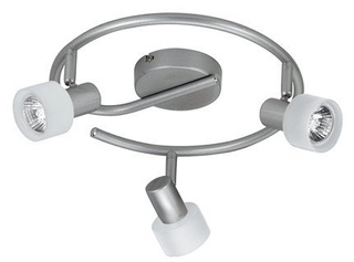 Candellux 98-29464 Smart Spiral Deckenleuchte 3X50W GU10 Silberweiß