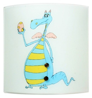 Wall lamp sconce 1X40W E27 white DRAGON 10-09527