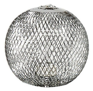 Durchbrochener, verchromter G9-Lampenschirm aus Metall mit 80 mm Durchmesser für Novel Candellux 71-11862-Lampen