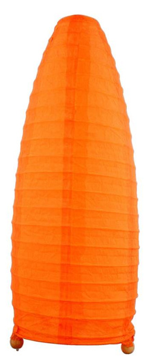 Papiertischlampe orange Papyrus 41-88294