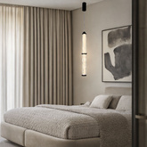 CORTE Hängeleuchte schwarz matt 18W LED 3000K klarer Schirm