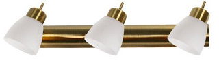 Deckenleuchte Candellux 93-85453 Venice Strip 3*40W G9 weiß patiniert