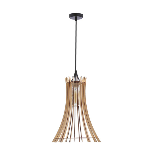 ECO 7 SUSPENSION 1X40 E27 ABAT-JOUR BOIS