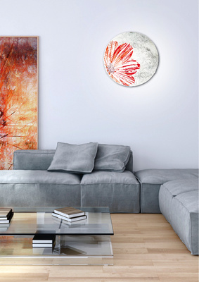 Plafonnier Candellux Spring 13-04055 Plafond E27 Rouge