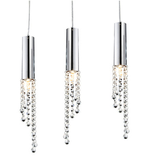 Hanging lamp 3xGU10 chrome + LED 3x3W Duero 33-25272