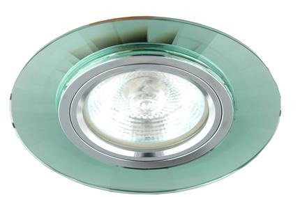 SS-10 2230422 chrom/grüne feste Deckenleuchte