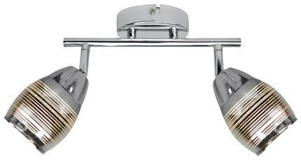 Wandlampenleiste 2X10W E14 LED Chrom MILTON 92-41265