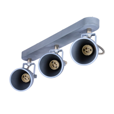 Bandă de perete 3X40W GU10 gri mat ASH 93-64301