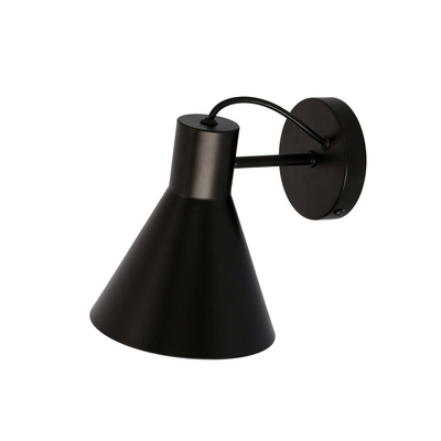 Aplică de perete o singură mată negru și auriu Mai mult Candellux 21-71149