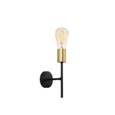 Wall lamp black and gold Crespilo wall lamp 21-01252