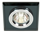 SS-13 nowoczesna oprawa sufitowa punktowa GU10 do żarówek led kwadratowa szklana